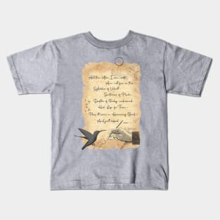 All the letters I can write - Dickinson Kids T-Shirt